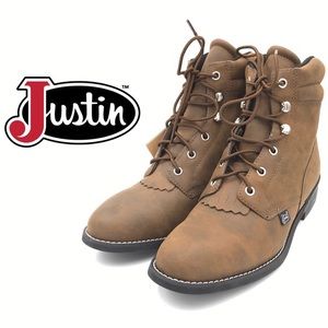 Justin Lace-Up Boots